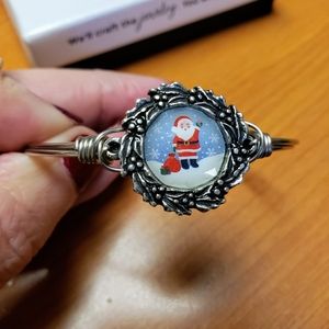 LUCA + DANI SILVER SANTA BRACELET 🎅